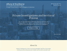 Tablet Screenshot of albanyandwashburnepi.com